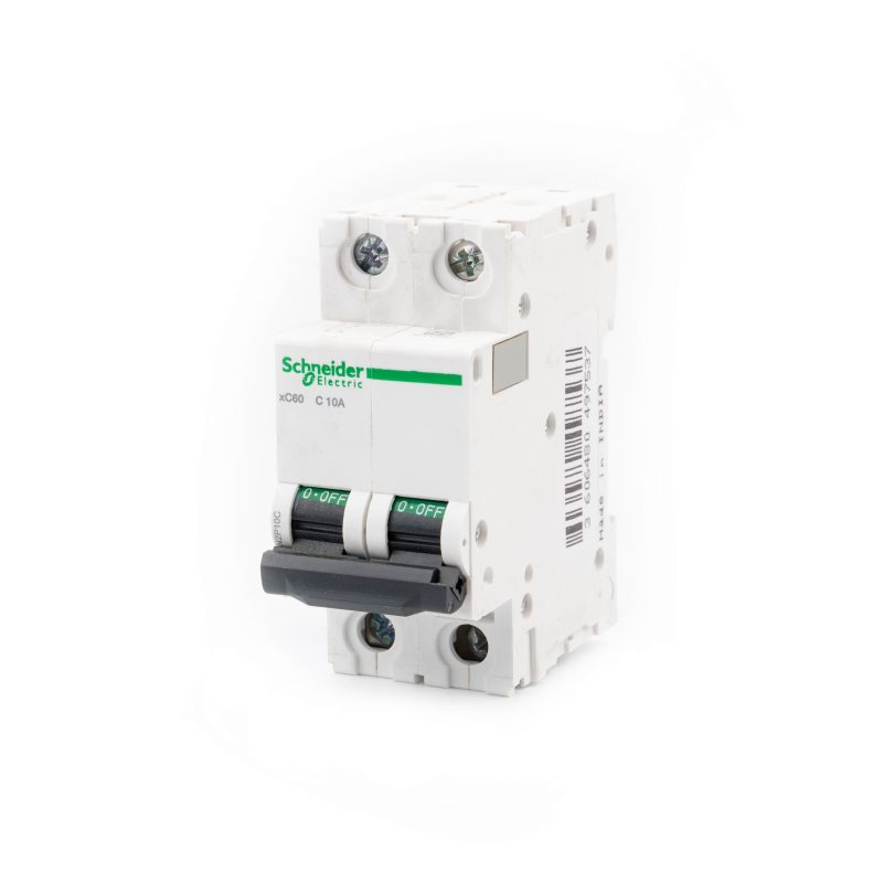 Автоматический выключатель Schneider Electric Acti 9 xC60 2P 10A C 10kA 1