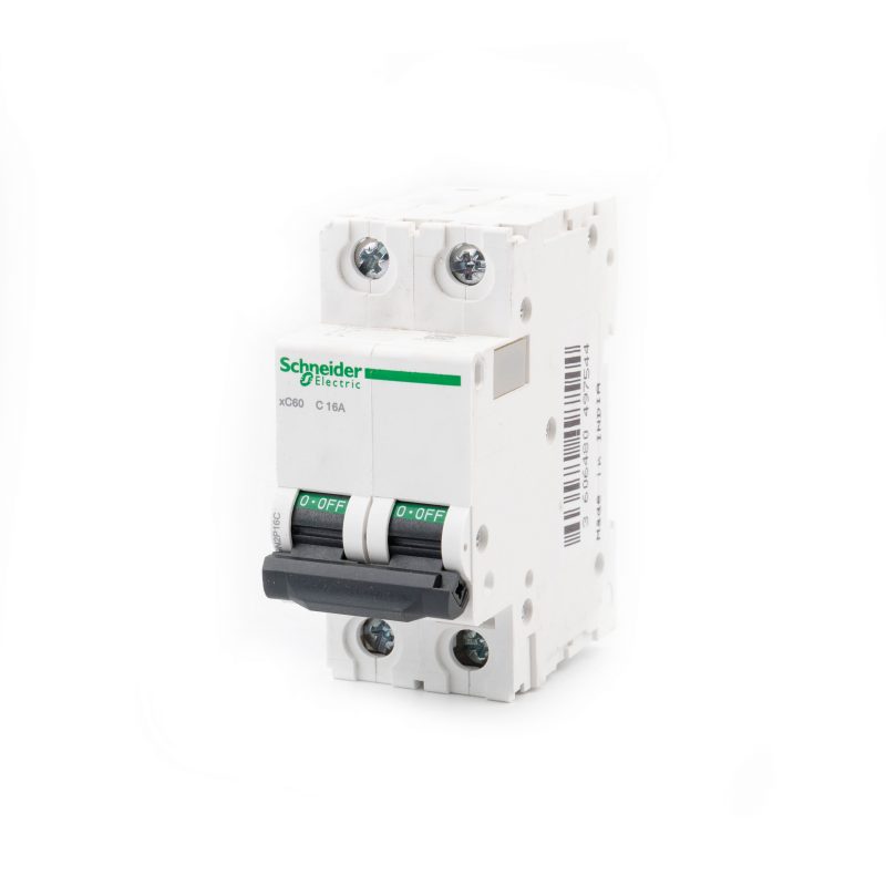 Автоматический выключатель Schneider Electric Acti 9 xC60 2P 16A C 10kA 1