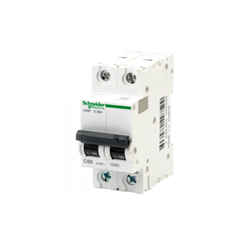 Автоматический выключатель Schneider Electric Acti 9 xC60 2P 50A C 10kA 1