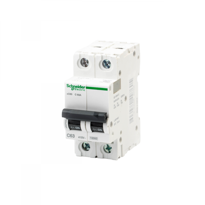 Автоматический выключатель Schneider Electric Acti 9 xC60 2P 63A C 10kA 1