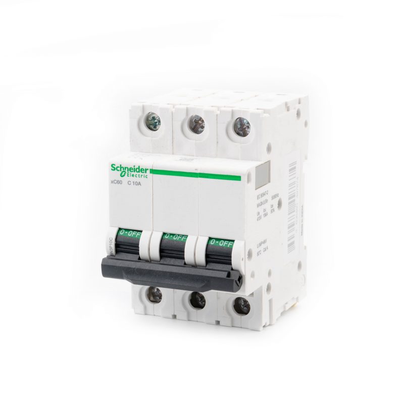 Автоматический выключатель Schneider Electric Acti 9 xC60 3P 10A C 10кA 1