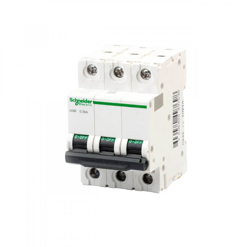 Автоматический выключатель Schneider Electric Acti 9 xC60 3P 20A C 10кA 1