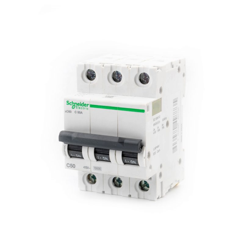 Автоматический выключатель Schneider Electric Acti 9 xC60 3P C 50A 10кA 1