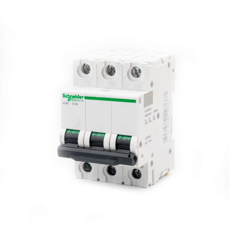 Автоматический выключатель Schneider Electric Acti 9 xC60 3P 6A C 10кA 1