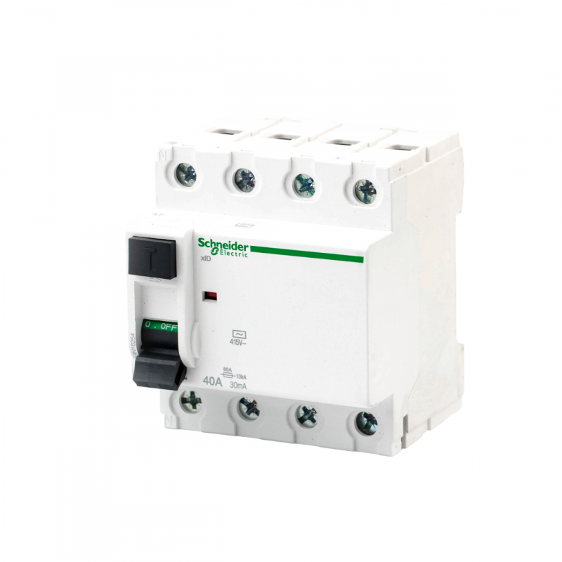 Устройство защитного отключения Schneider Electric Acti 9 xID 4P 40A 30mA AC (УЗО) 1